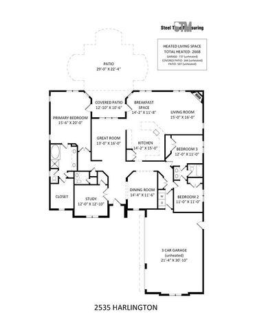 2535 Harlington Lane, Charlotte, NC 28270