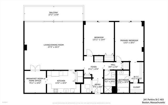 241 Perkins Street C 403, Boston, MA 02130