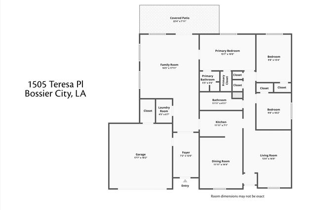 1505 Teresa Place, Bossier City, LA 71112