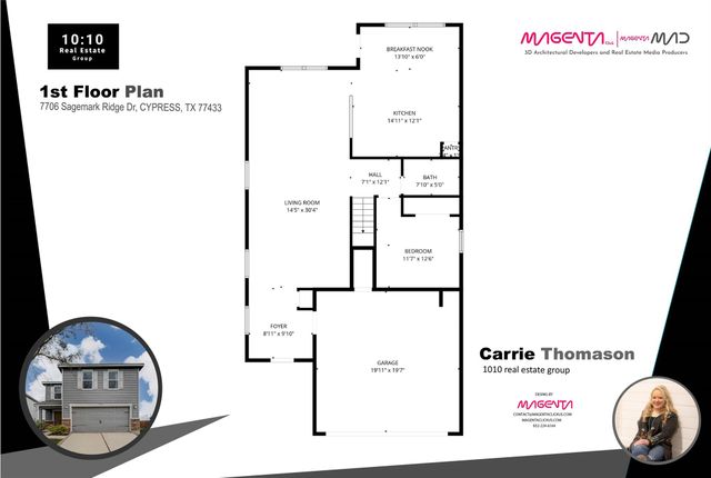 7706 Sagemark Ridge Drive, Cypress, TX 77433