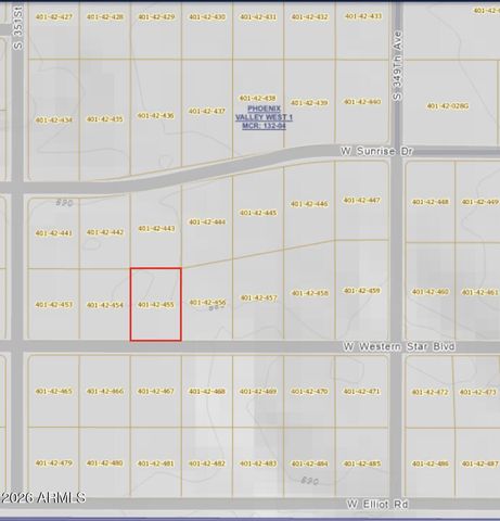 350XX W Western Star Boulevard -, Arlington, AZ 85322