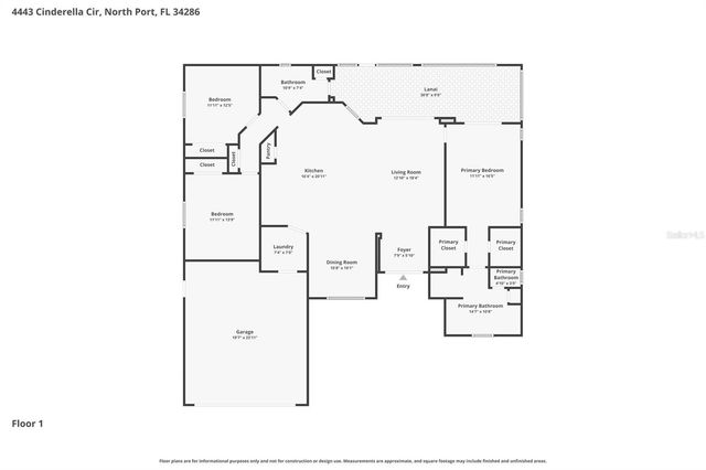 4443 CINDERELLA CIRCLE, North Port, FL 34286