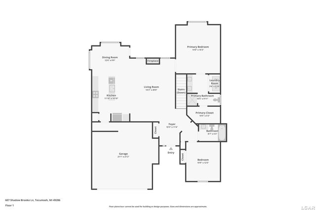 607 Shadow Brooke Lane, Tecumseh, MI 49286