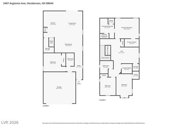 3497 Argiento Avenue, Henderson, NV 89044
