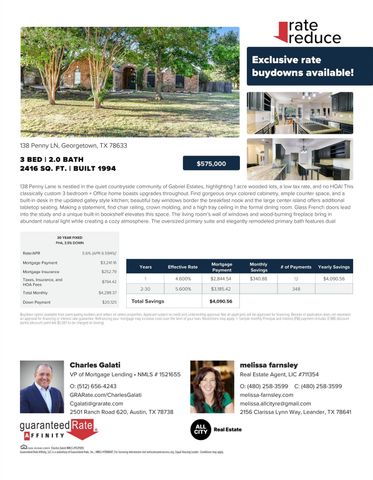 138 Penny LN, Georgetown, TX 78633