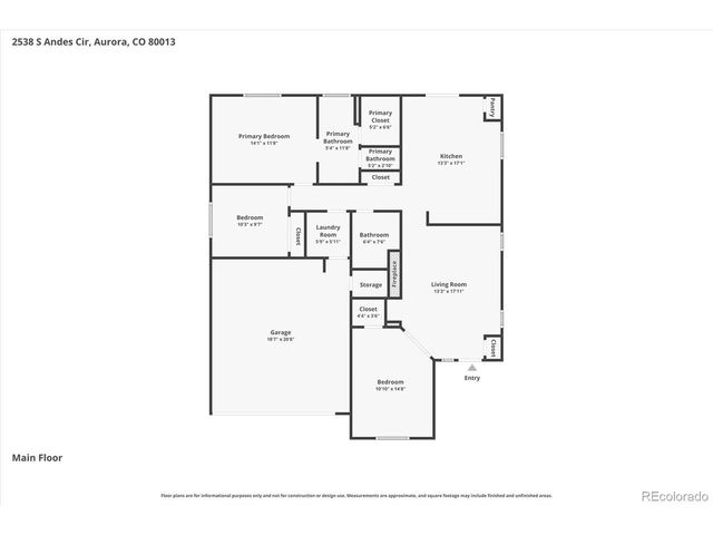 2538 S Andes Cir, Aurora, CO 80013