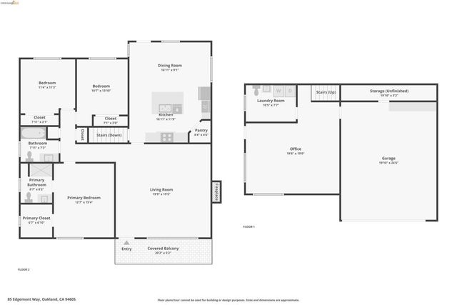 85 Edgemont Way, Oakland, CA 94605