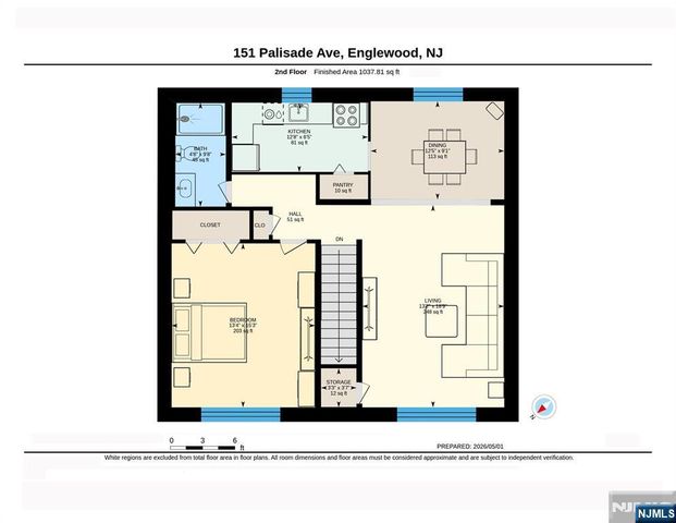 151 E Palisade 6D, Englewood, NJ 07631
