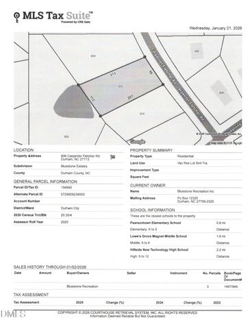 806 Carpenter Fletcher Road, Durham, NC 27713