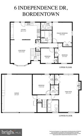 6 INDEPENDENCE DR, Bordentown, NJ 08505