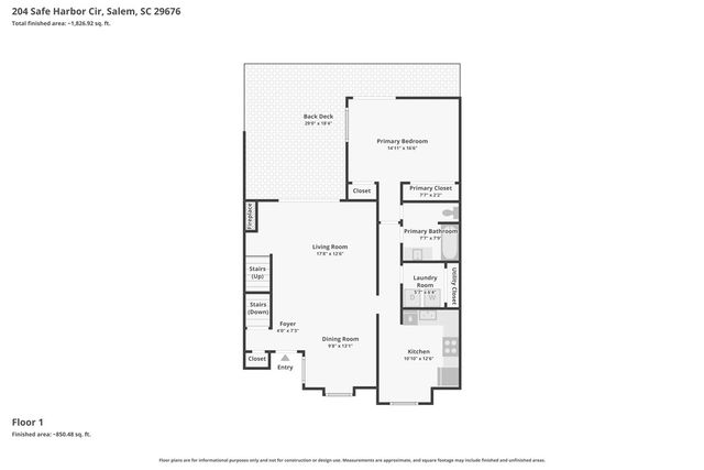 204 Safe Harbor Circle, Salem, SC 29676