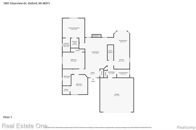 1081 Clearview Drive, Oxford, MI 48371