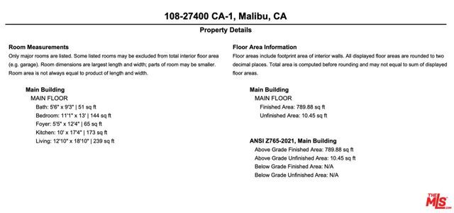 27400 Pacific Coast Highway 108, Malibu, CA 90265