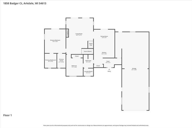 1858 Badger Court, Arkdale, WI 54613