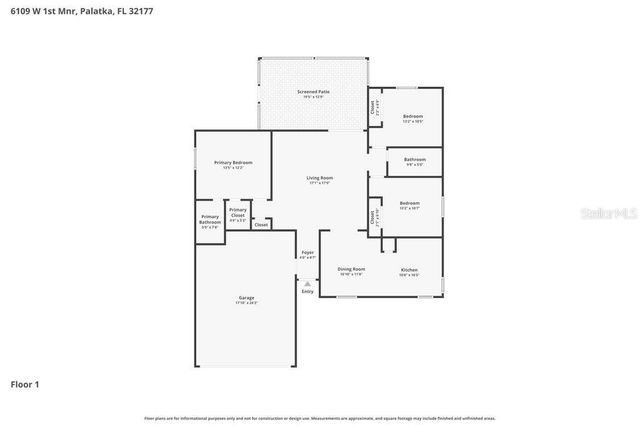 6109 W 1ST MANOR, Palatka, FL 32177