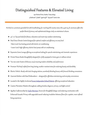 2312 Rivina DR, Austin, TX 78733