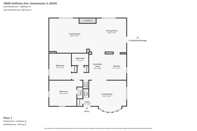 18600 Golfview Avenue, Homewood, IL 60430