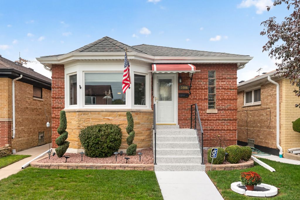 3406 N Oleander Avenue, Chicago, IL 60634 — exterior
