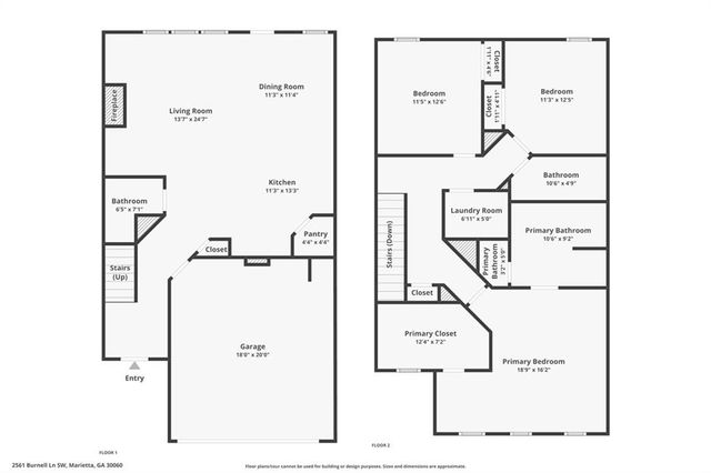 2561 Burnell SW Lane, Marietta, GA 30060