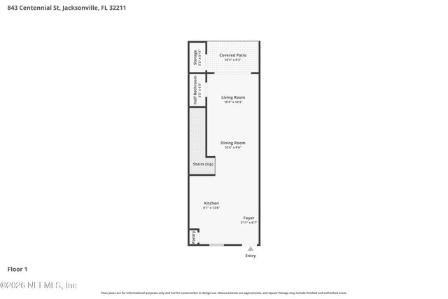 843 CENTENNIAL Street, Jacksonville, FL 32211