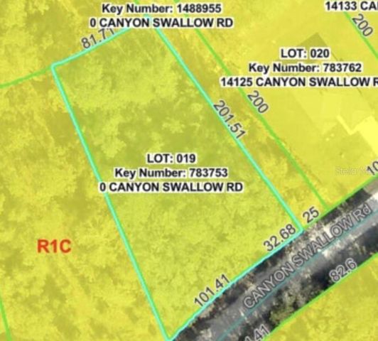 Lot 19 CANYON SWALLOW ROAD, Weeki Wachee, FL 34614