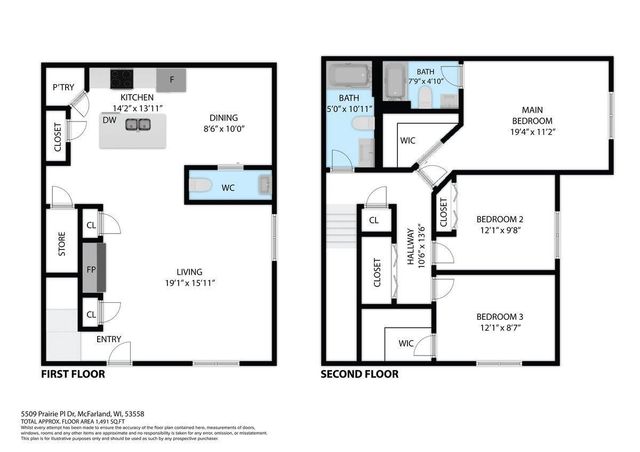5509 Prairie Place Drive, Mcfarland, WI 53558
