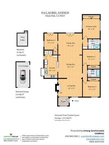 414 Laurel Avenue, Menlo Park, CA 94025