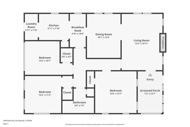 1434 Hicks Ave, San Antonio, TX 78210