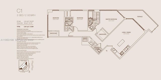 1300 Brickell Bay Dr 3302, Miami, FL 33131