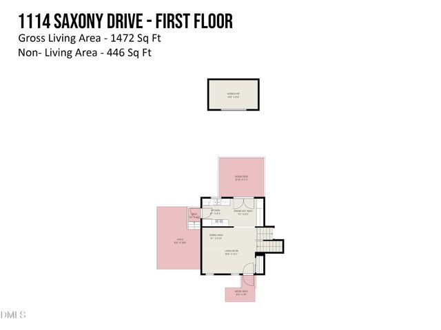 1114 Saxony Drive, Durham, NC 27707