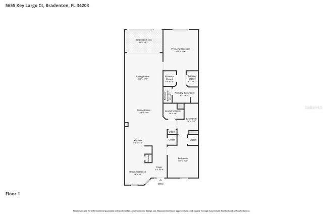 5655 KEY LARGO COURT 5655, Bradenton, FL 34203