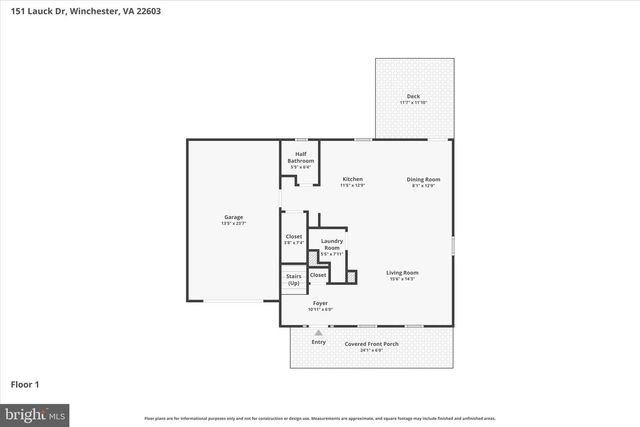 151 LAUCK DR, Winchester, VA 22603