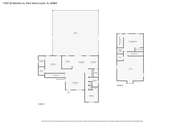 1707 SE Manth Lane, Port St. Lucie, Port St Lucie, FL 34983