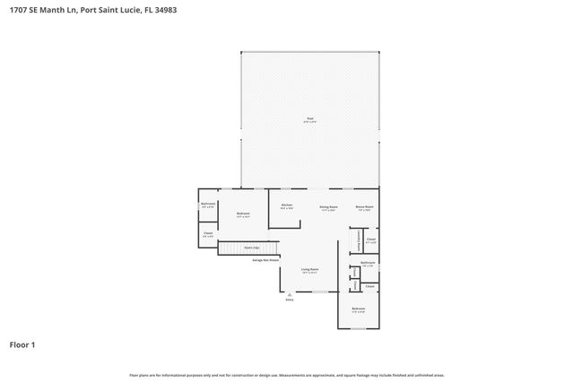 1707 SE Manth Lane, Port St. Lucie, Port St Lucie, FL 34983