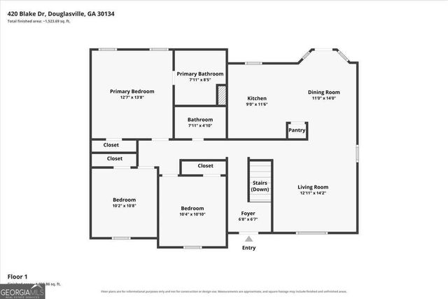 420 Blake Drive, Douglasville, GA 30134