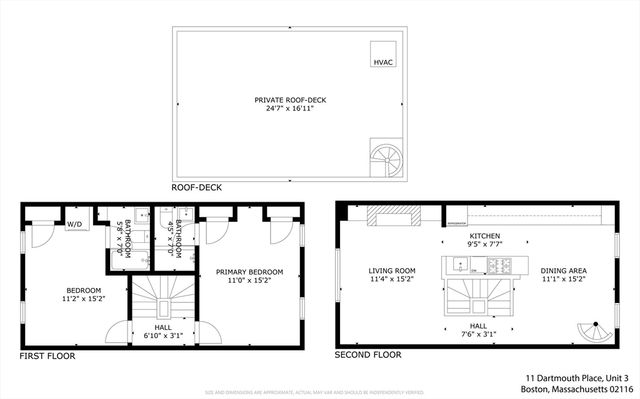 11 Dartmouth Place 3, Boston, MA 02116