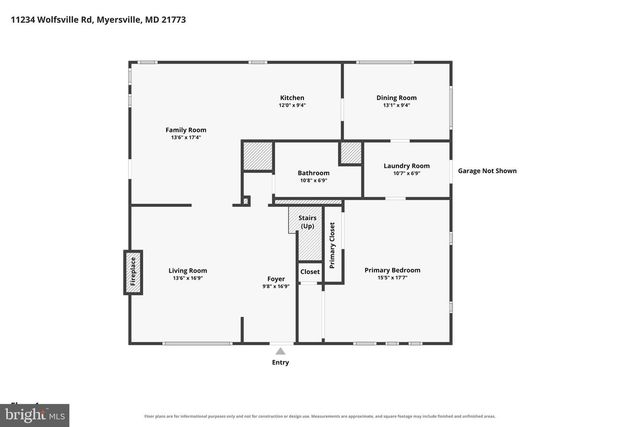 11234 WOLFSVILLE RD, Myersville, MD 21773