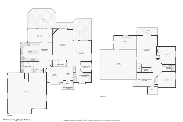 978 N Dewey AVENUE, Jefferson, WI 53549