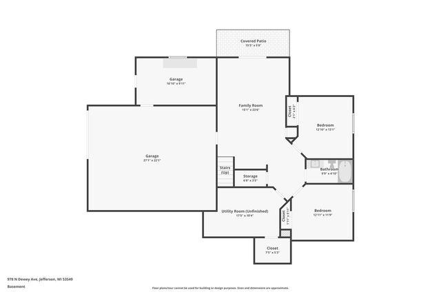 978 N Dewey AVENUE, Jefferson, WI 53549