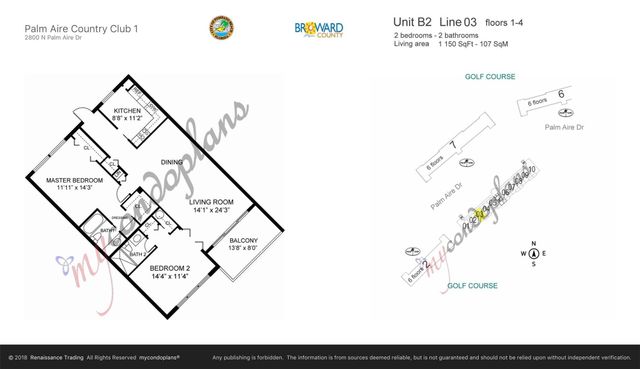 2801 N Palm Aire Drive 203, Pompano Beach, FL 33069