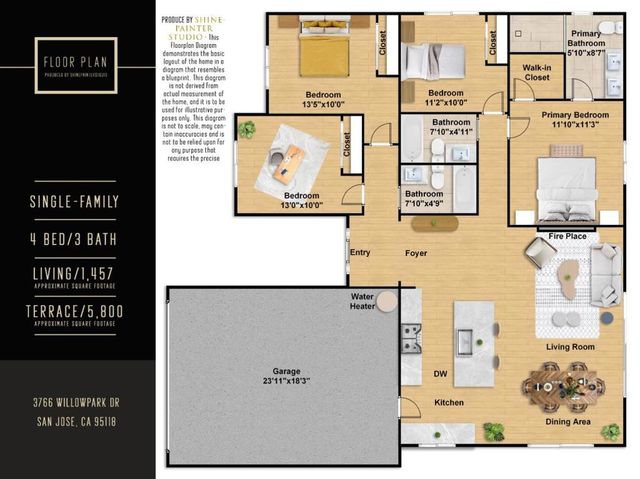 3766 Willowpark Drive, San Jose, CA 95118