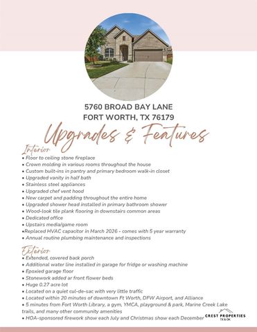 5760 Broad Bay Lane, Fort Worth, TX 76179