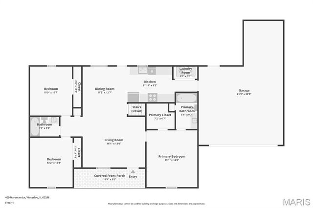 409 Hartman Lane, Waterloo, IL 62298