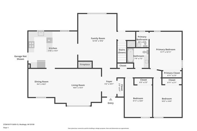 S72W16171 Edith COURT, Muskego, WI 53150
