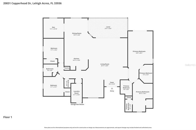 20831 COPPERHEAD DRIVE, Lehigh Acres, FL 33936