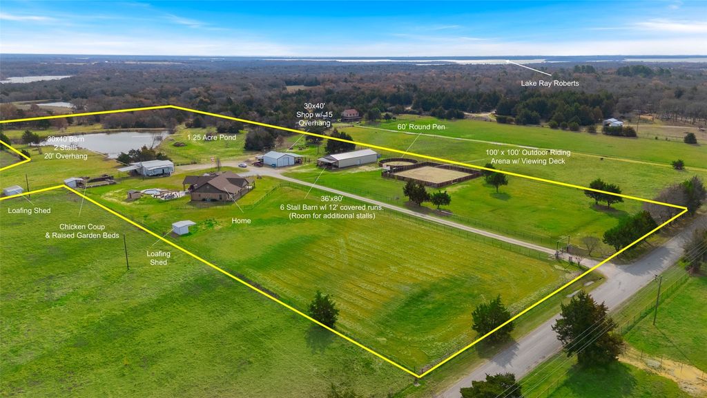 289 Blackjack Road, Valley View, TX 76272