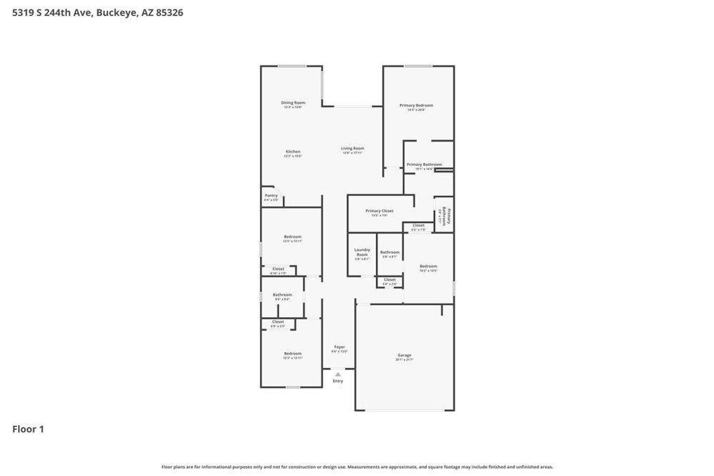 5319 S 244th Avenue, Buckeye, AZ 85326