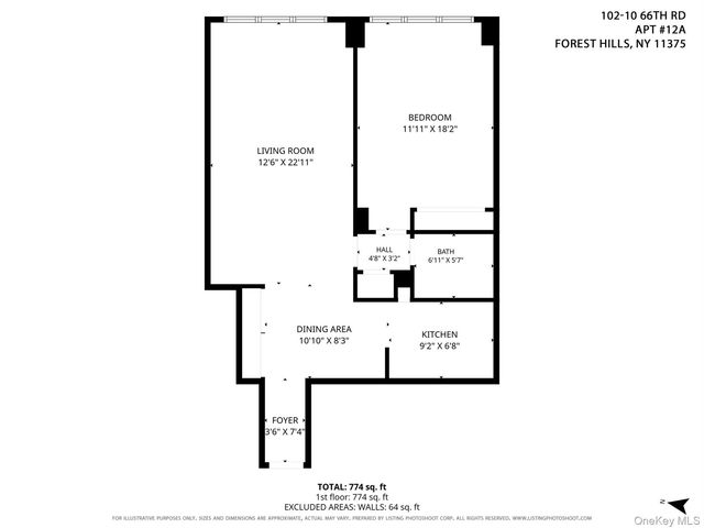 102-10 66th Road 12A, Forest Hills, NY 11375