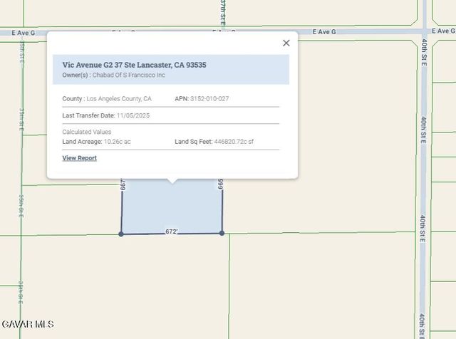 G2 And 37th St East, Lancaster, CA 93535