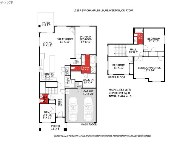 12289 Sw CHAMPLIN Ln, Beaverton, OR 97007